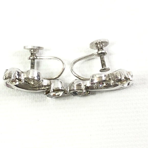 Set of 4 Vintage Clip On Earrings Trifari Monet Na - Picture 7 of 11